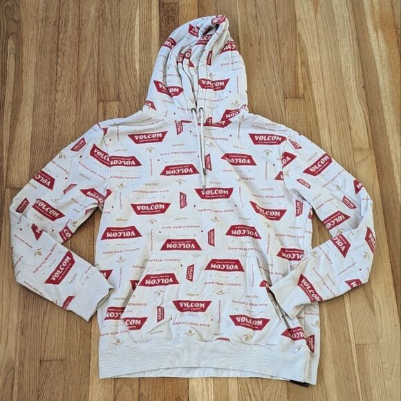 Volcom Garage Beers Mens Hoodie sweatshirt sweater - Picture 2 of 5